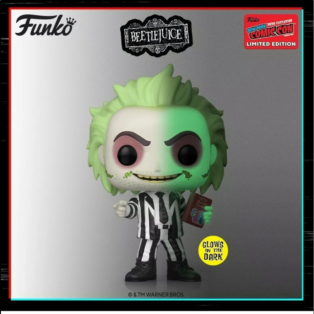 Beetle Juice funko pop comic con 2020